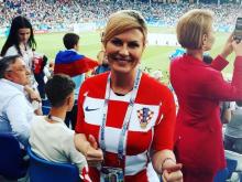 Presiden Kroasia Jadi Sensasi Piala Dunia